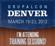 DrupalCon Denver 2012 - I'm Attending Training Sessions!