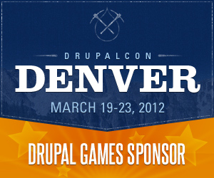 DrupalCon Denver 2012 - Drupal Games Sponsor